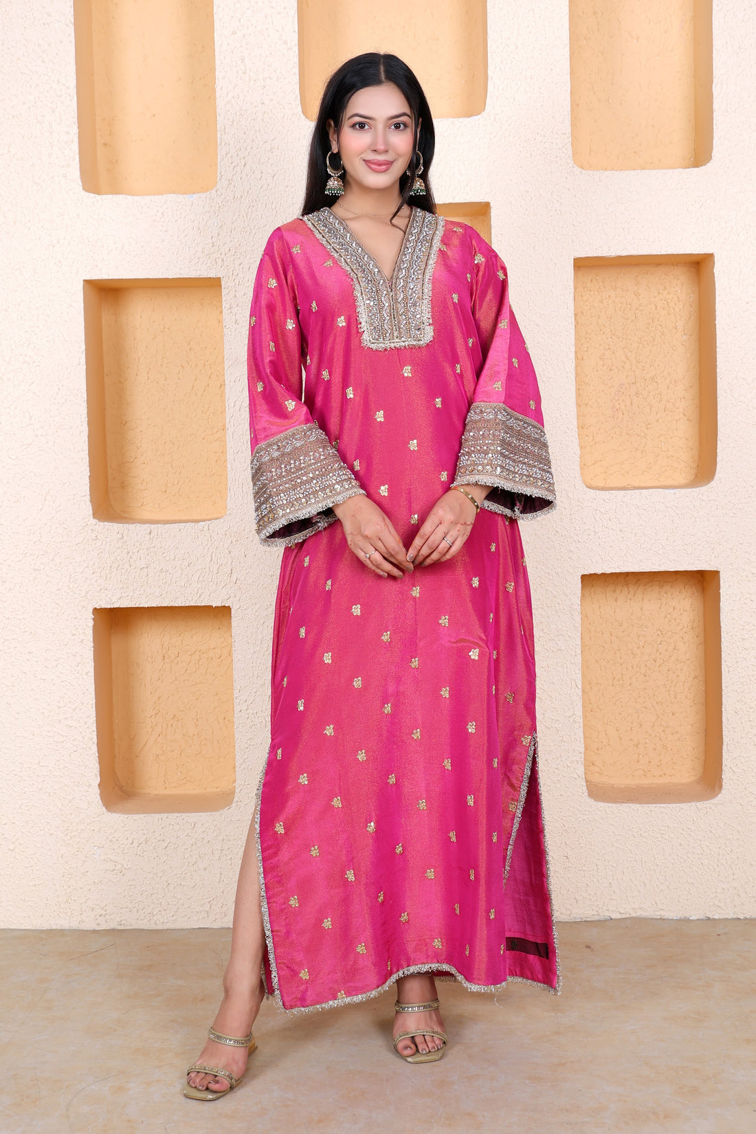 Example Product 2 - Pink printed kurta