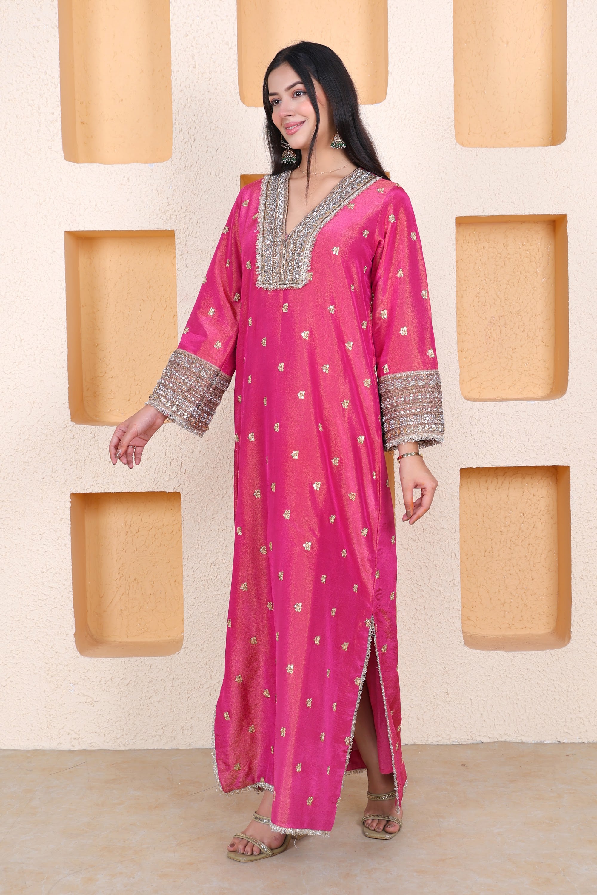 Example Product 2 - Pink printed kurta