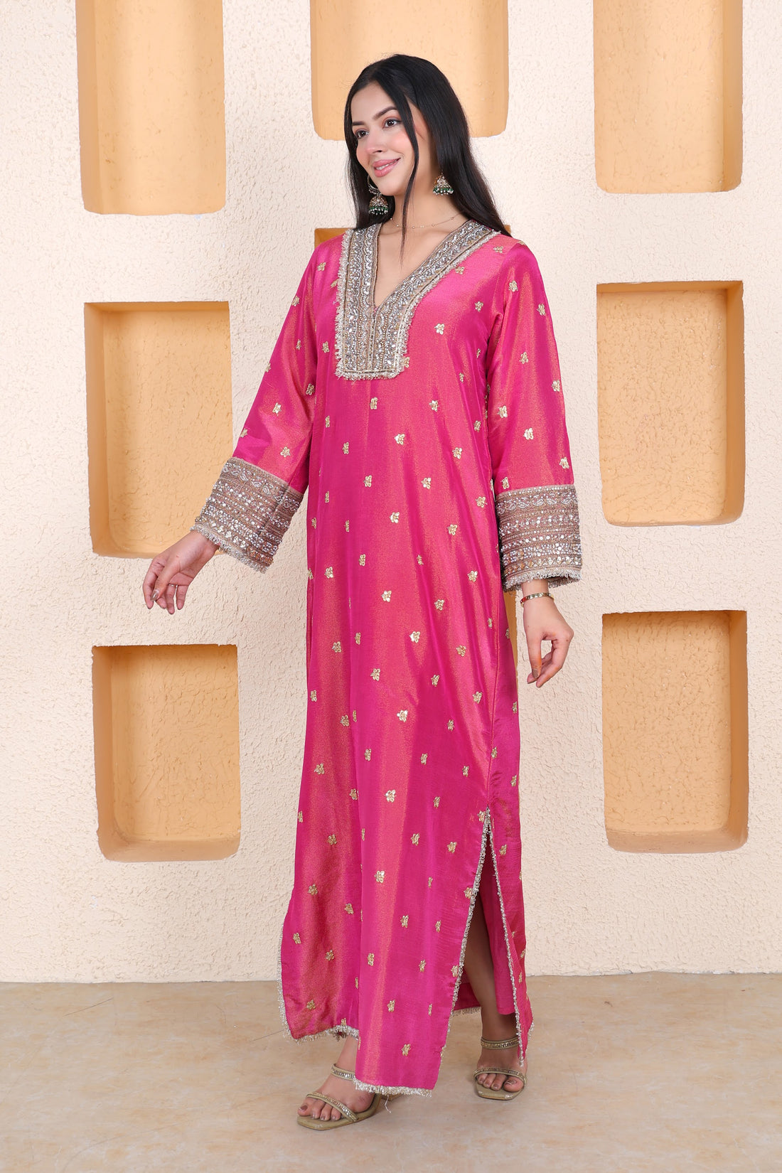 Example Product 2 - Pink printed kurta