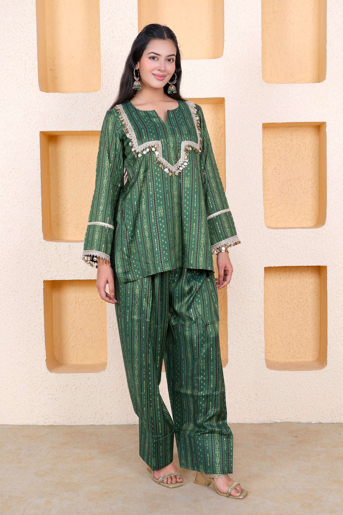 Example Product 8 - Bottle green kurta set