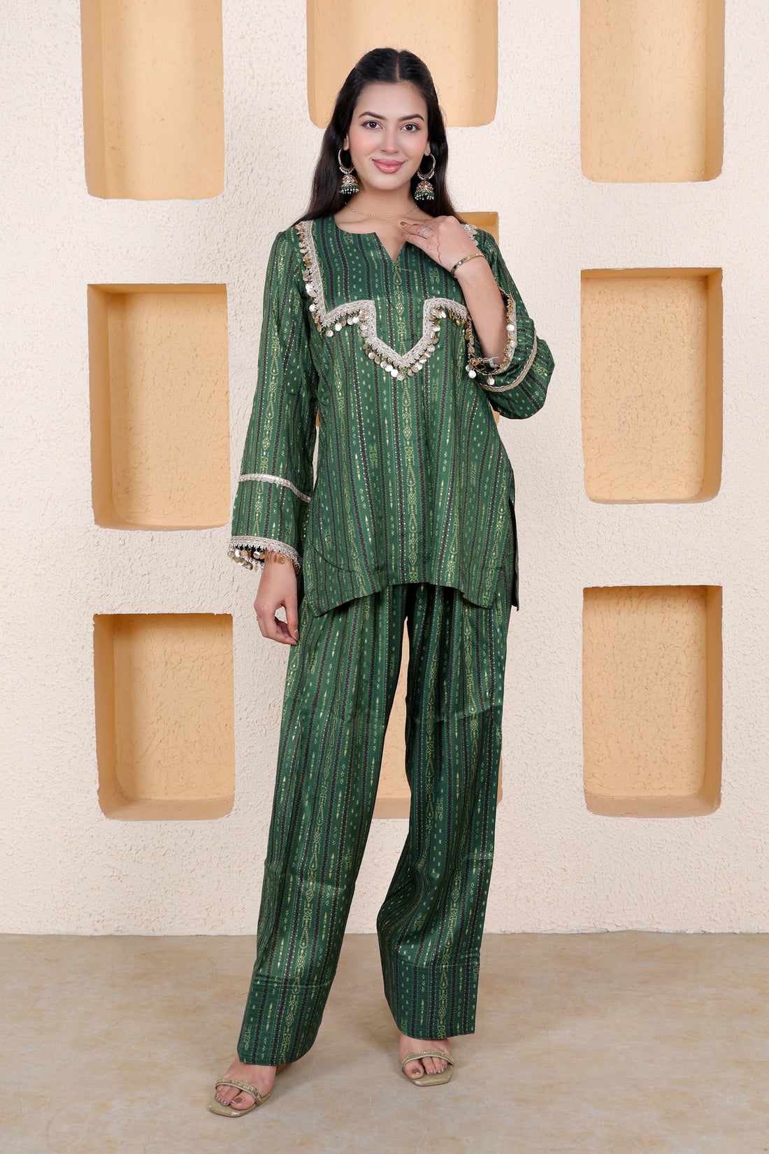 Example Product 8 - Bottle green kurta set