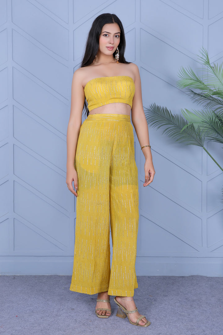 Example Product 15 - Mustard yellow drape set