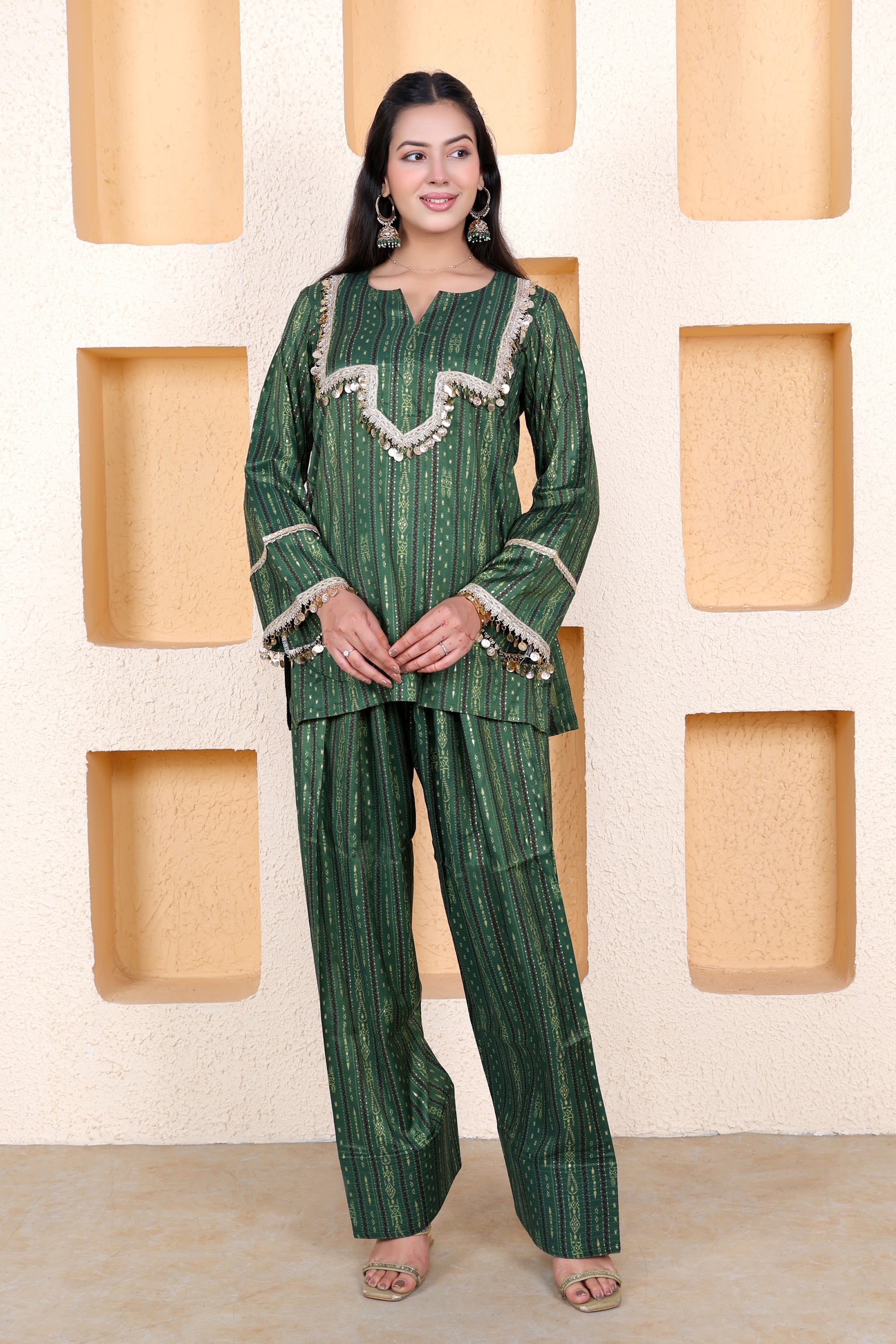 Example Product 8 - Bottle green kurta set
