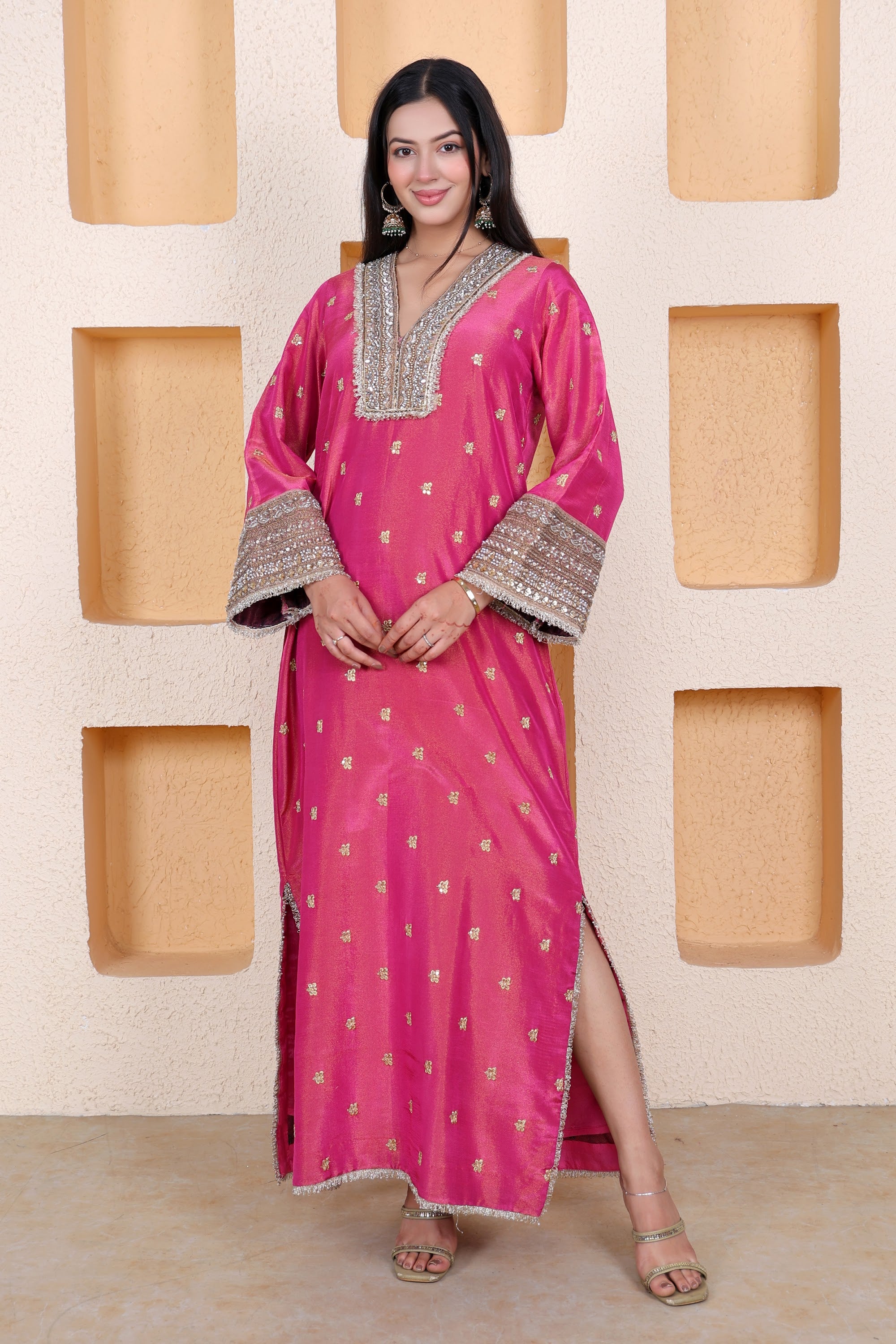 Example Product 2 - Pink printed kurta