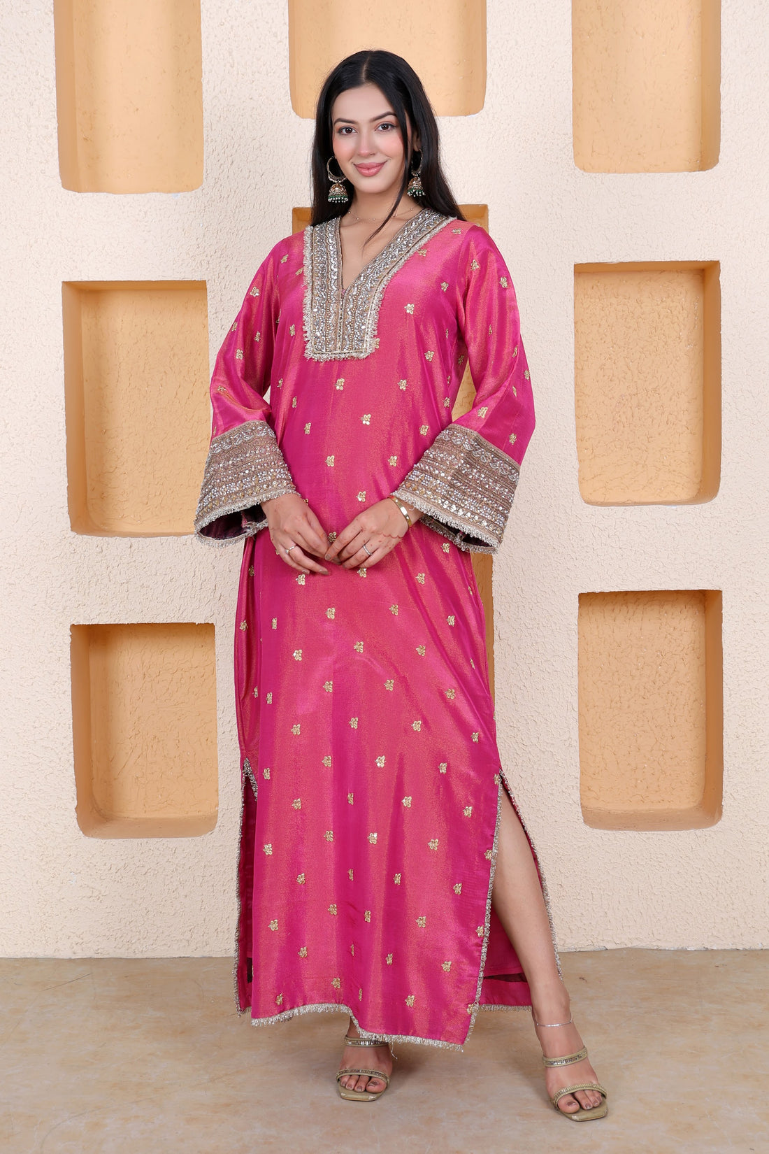 Example Product 2 - Pink printed kurta