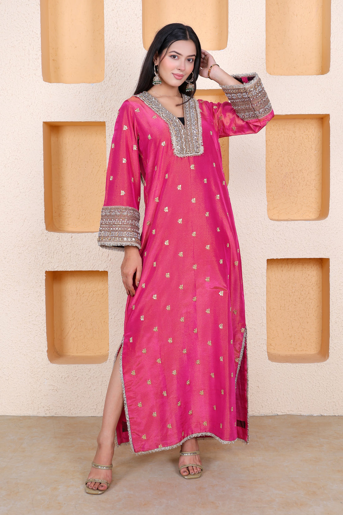 Example Product 2 - Pink printed kurta