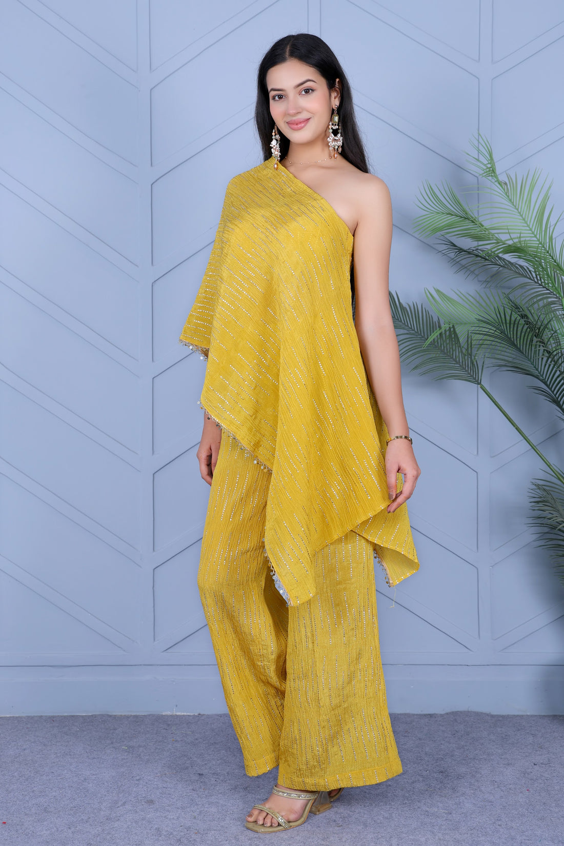 Example Product 15 - Mustard yellow drape set