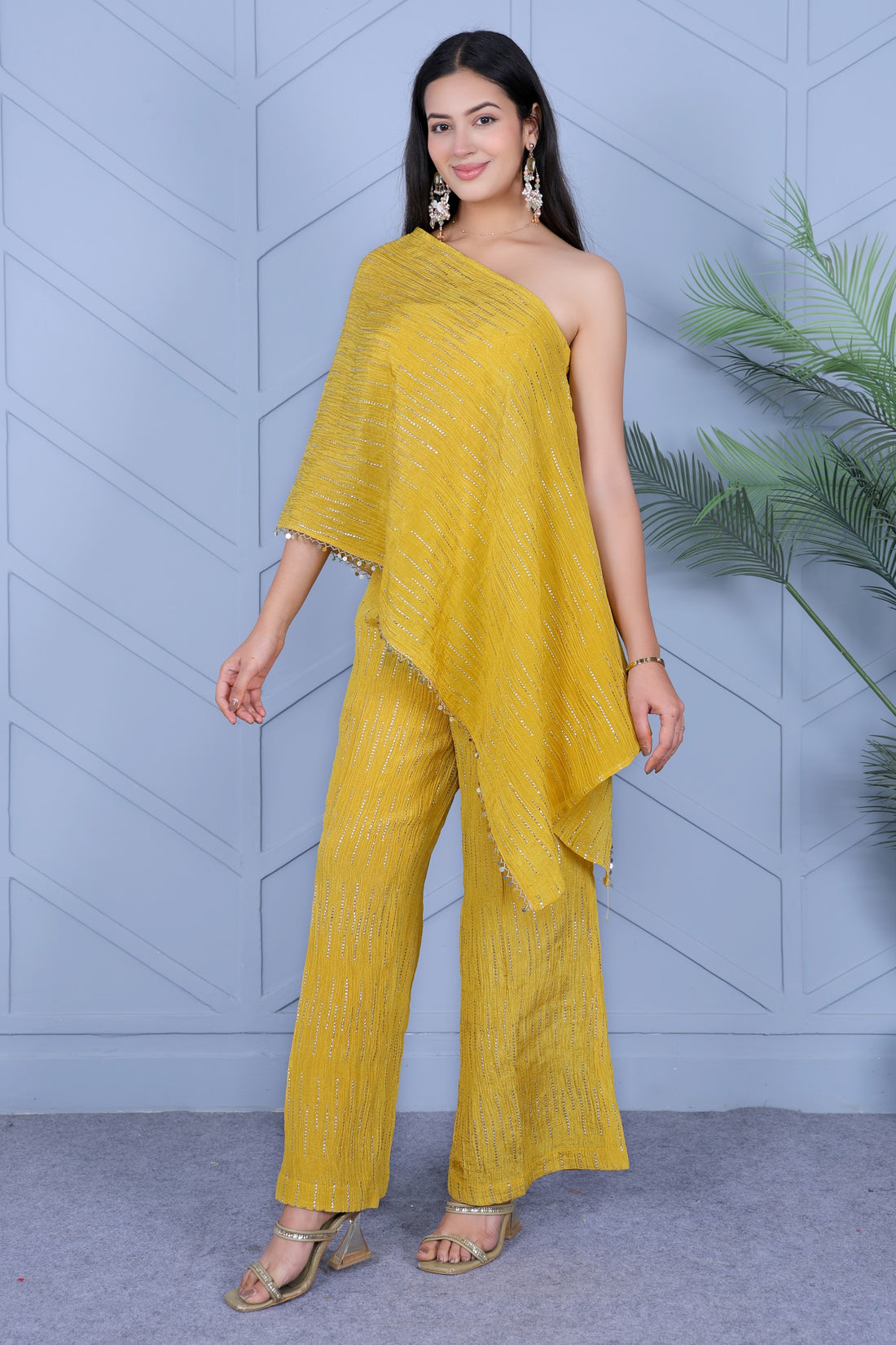Example Product 15 - Mustard yellow drape set