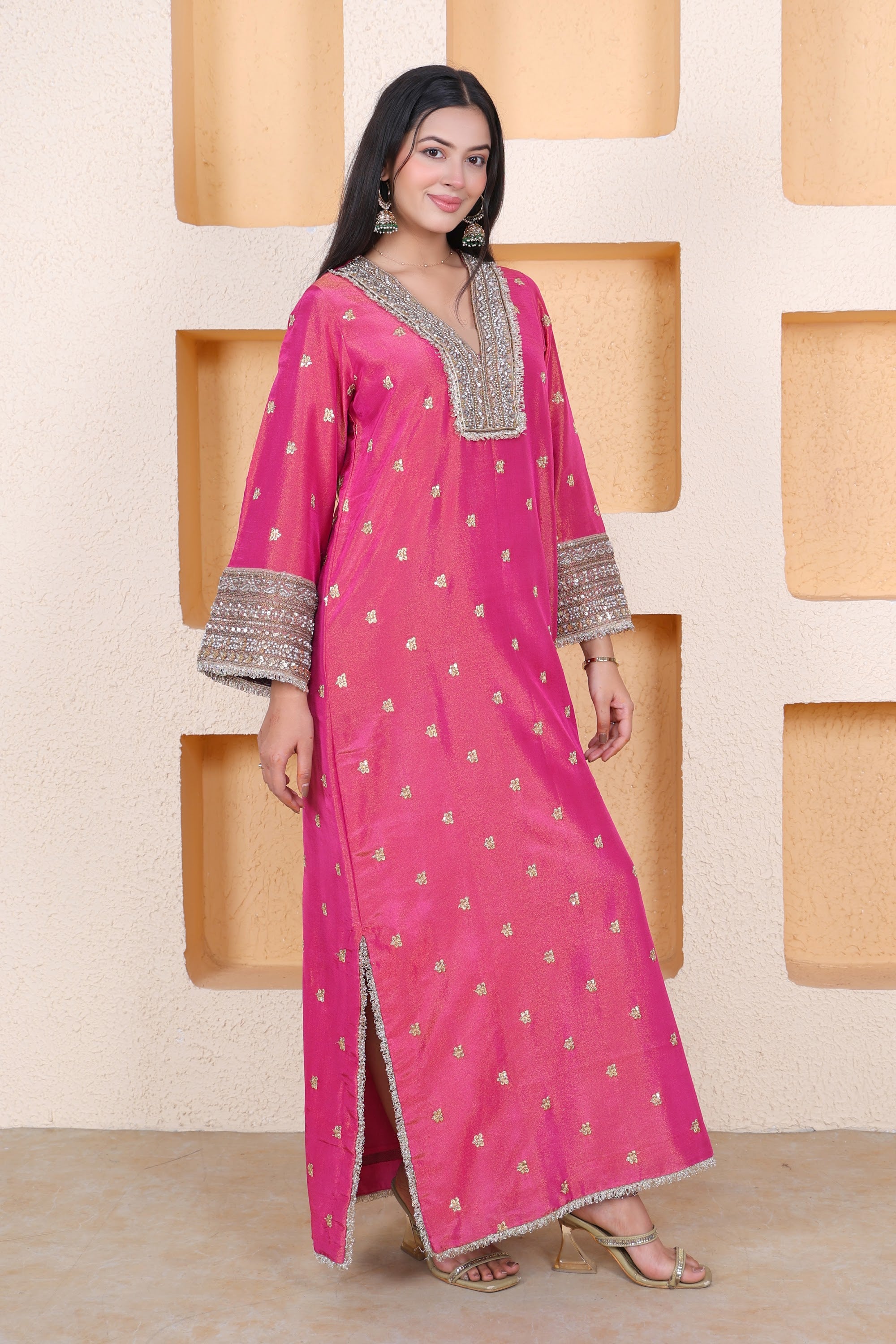 Example Product 2 - Pink printed kurta