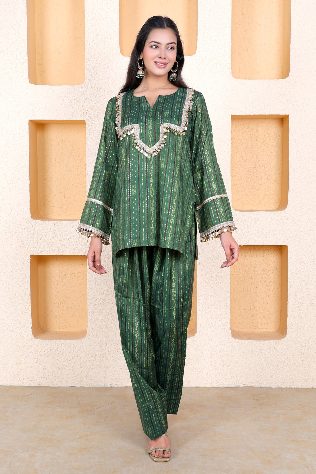 Example Product 8 - Bottle green kurta set